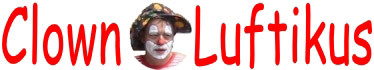 Logo vom Clown Luftikus und zurück zur Startseite
