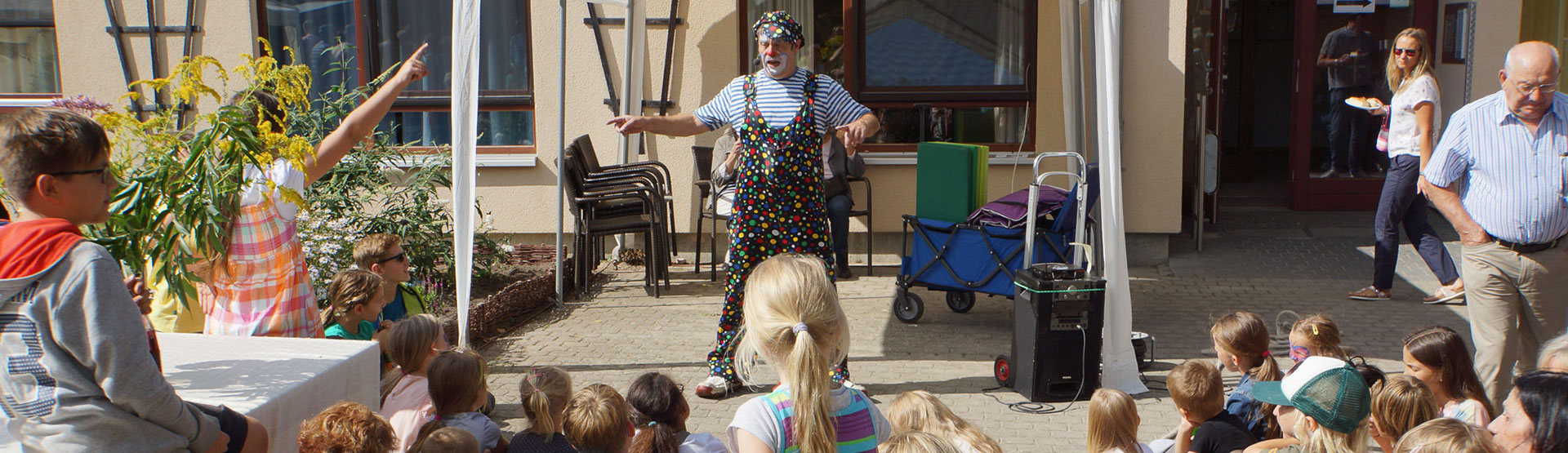 Clownerie vom Clown Luftikus bei vielen Veranstaltungen